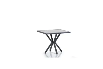 Hagebord- og stolsett (5 deler) Iraland Grå / Svart - Svart/Grå - Hagemøbler & utemiljø - Hagegruppe - Cafemøbler & cafesett