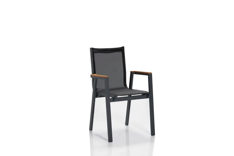 Hagebord- og stolsett (7 deler) Narellan Grå Valnøtt - Grå Valnøtt - Hagemøbler & utemiljø - Hagegruppe - Spisegrupper hage