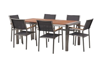 Bofors Spisegruppe + 6 Rottingstoler - Brun - Hagemøbler & utemiljø - Hagegruppe - Spisegrupper hage