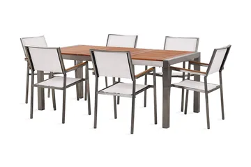 Bofors Spisegruppe + 6 Rottingstoler - Brun - Hagemøbler & utemiljø - Hagegruppe - Spisegrupper hage