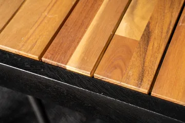 Bois Spisegruppe 200cm + 6 Anna Karmstoler - Svart/Grå - Hagemøbler & utemiljø - Hagegruppe - Spisegrupper hage