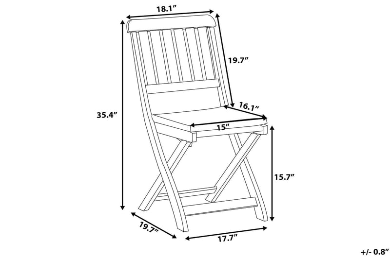 Cento Spisegruppe - Tre / Natur - Hagemøbler & utemiljø - Hagegruppe - Spisegrupper hage
