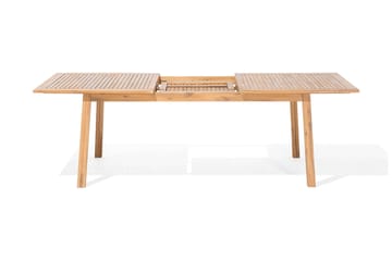 Cesana Hagemøbler Med Bord + 8 Stoler - Tre / Natur - Hagemøbler & utemiljø - Hagegruppe - Spisegrupper hage