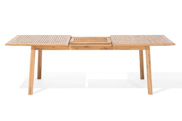 Cesana Hagemøbler Med Bord + 8 Stoler - Tre / Natur - Hagemøbler & utemiljø - Hagegruppe - Spisegrupper hage