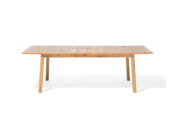 Cesana Spisegruppe Med 8 Stoler + Solstol 2 stk - Tre / Natur - Hagemøbler & utemiljø - Hagegruppe - Spisegrupper hage