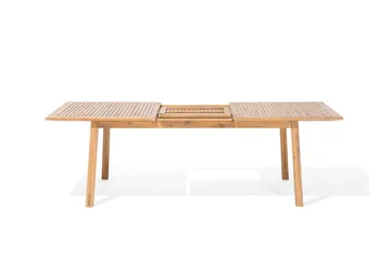 Cesana Spisegruppe Med 8 Stoler + Solstol 2 stk - Tre / Natur - Hagemøbler & utemiljø - Hagegruppe - Spisegrupper hage