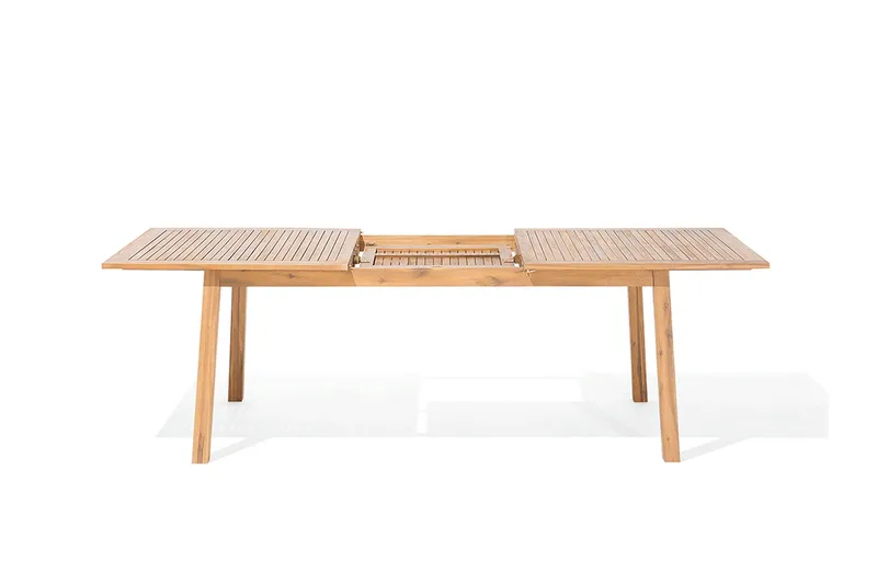 Cesana Spisegruppe Med 8 Stoler + Solstol 2 stk - Tre / Natur - Hagemøbler & utemiljø - Hagegruppe - Spisegrupper hage