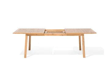 Cesana Spisegruppe Med 8 Stoler + Solstol 2 stk - Tre / Natur - Hagemøbler & utemiljø - Hagegruppe - Spisegrupper hage