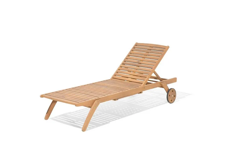 Cesana Spisegruppe Med 8 Stoler + Solstol 2 stk - Tre / Natur - Hagemøbler & utemiljø - Hagegruppe - Spisegrupper hage