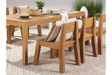 Coteto Spisegruppe 225 cm + 6 Stoler - Akasie - Hagemøbler & utemiljø - Hagegruppe - Spisegrupper hage