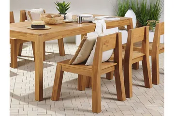 Coteto Spisegruppe 225 cm + 6 Stoler - Akasie - Hagemøbler & utemiljø - Hagegruppe - Spisegrupper hage