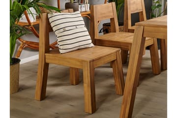 Coteto Spisegruppe 225 cm + 6 Stoler - Akasie - Hagemøbler & utemiljø - Hagegruppe - Spisegrupper hage