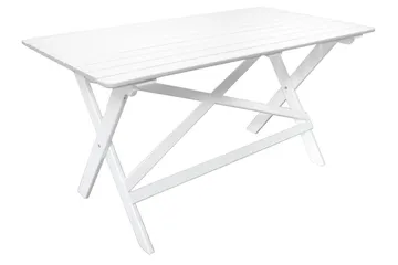 Delpino Cafésett 125 cm - Hvit - Hagemøbler & utemiljø - Hagegruppe - Spisegrupper hage