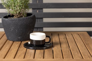 Diego Spisegruppe 70 cm + 2 Bois Karmstoler - Grønn/Brun - Hagemøbler & utemiljø - Hagegruppe - Spisegrupper hage