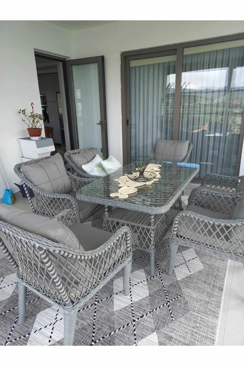Garden Table & Chairs Set Atelier Del Sofa - Hagemøbler & utemiljø - Hagegruppe - Spisegrupper hage