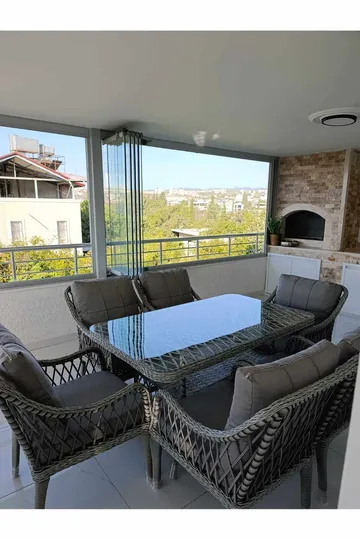 Garden Table & Chairs Set Atelier Del Sofa - Hagemøbler & utemiljø - Hagegruppe - Spisegrupper hage