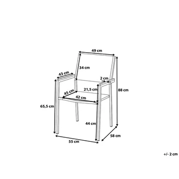 Grosseto Hagegruppe Med Bord + 6 Stoler - Svart - Hagemøbler & utemiljø - Hagegruppe - Spisegrupper hage