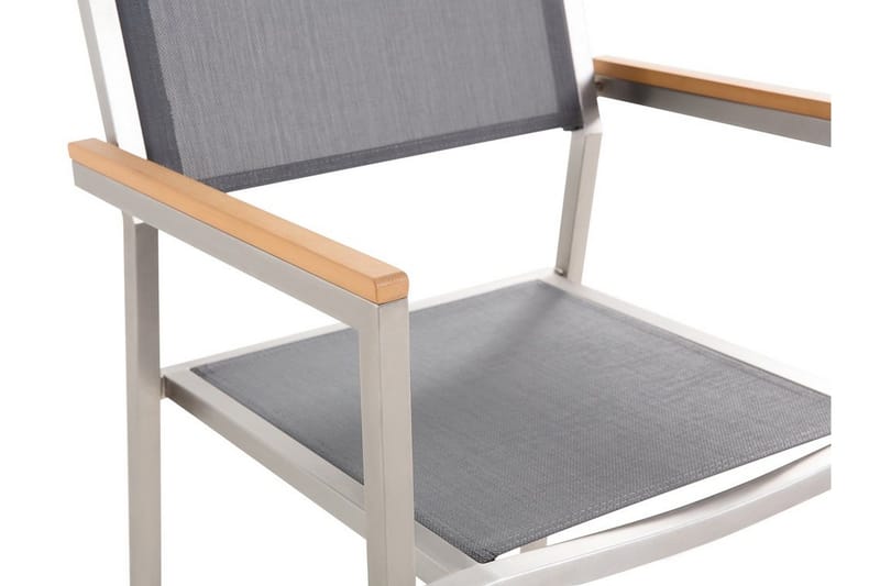 Grosseto Hagemøbel 1 Bord + 6 Stoler - Svart - Hagemøbler & utemiljø - Hagegruppe - Spisegrupper hage