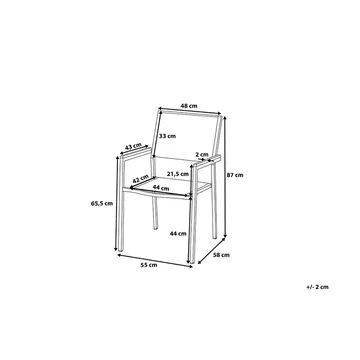 Grosseto Hagemøbel 1 Bord + 8 Stoler - Beige - Hagemøbler & utemiljø - Hagegruppe - Spisegrupper hage
