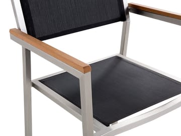 Grosseto Hagemøbel 1 Bord + 6 Stoler - Grå - Hagemøbler & utemiljø - Hagegruppe - Spisegrupper hage
