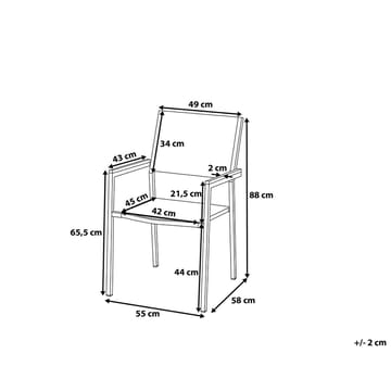 Grosseto Spisegruppe Med 8 Stoler - Svart - Hagemøbler & utemiljø - Hagegruppe - Spisegrupper hage