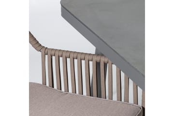 Hagegruppe ANDROS bord og 6 stoler 180x90xH75cm - Hagemøbler & utemiljø - Hagegruppe - Spisegrupper hage