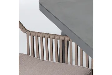 Hagegruppe ANDROS bord og 6 stoler 180x90xH75cm - Hagemøbler & utemiljø - Hagegruppe - Spisegrupper hage