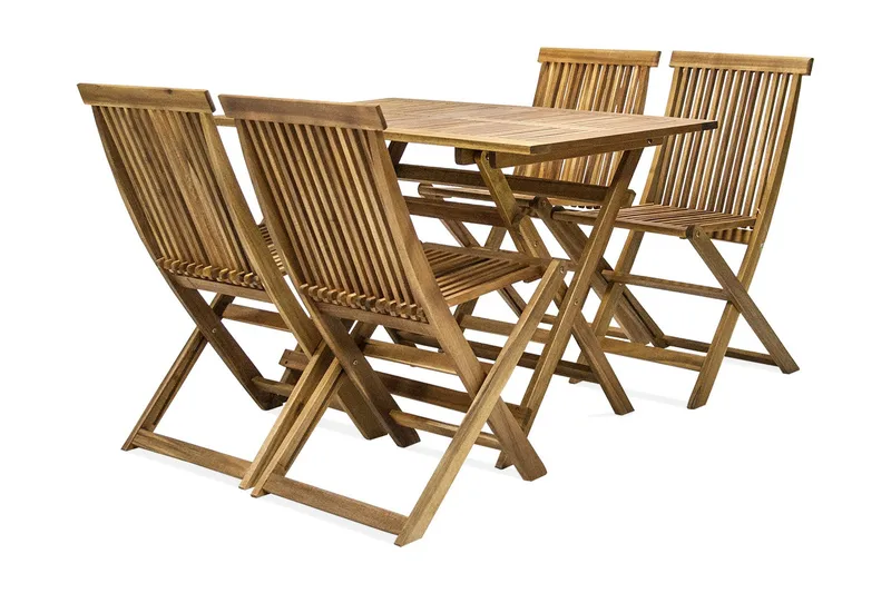 Hagegruppe FINLAY bord og 4 stoler 110x75xH72cm