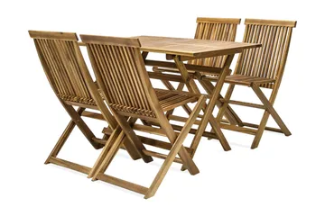 Hagegruppe FINLAY bord og 4 stoler 110x75xH72cm - Hagemøbler & utemiljø - Hagegruppe - Spisegrupper hage