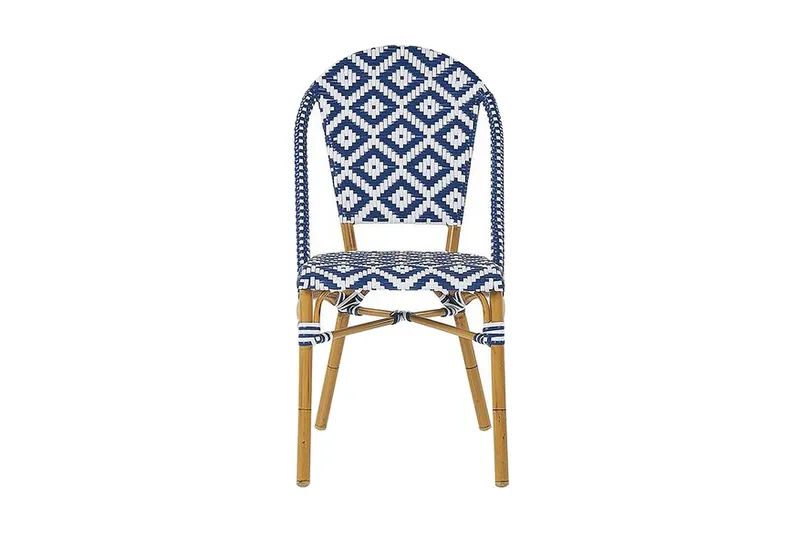 Hagemøbelsett av bord og 4 Stoler RIFREDDO - Blå - Hagemøbler & utemiljø - Hagegruppe - Spisegrupper hage