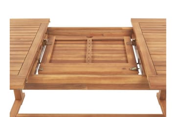 Hagemøbelsett av bord og 6 stk Stoler JAVA - Tre/natur - Hagemøbler & utemiljø - Hagegruppe - Spisegrupper hage