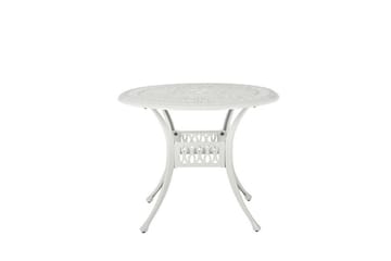 Hagemøbelsett med bord og 4 stoler Hvit ANCONA - Hvit - Hagemøbler & utemiljø - Hagegruppe - Spisegrupper hage