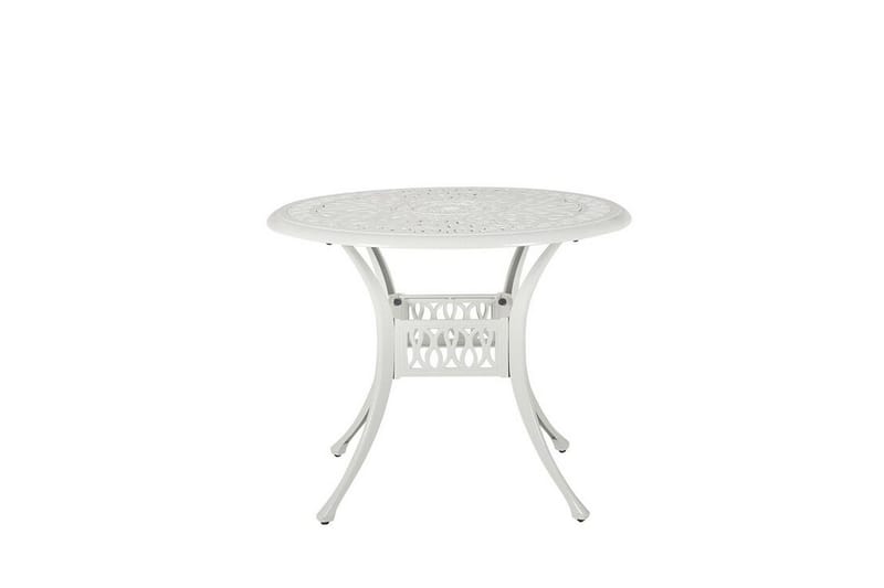 Hagemøbelsett med bord og 4 stoler Hvit ANCONA - Hvit - Hagemøbler & utemiljø - Hagegruppe - Spisegrupper hage