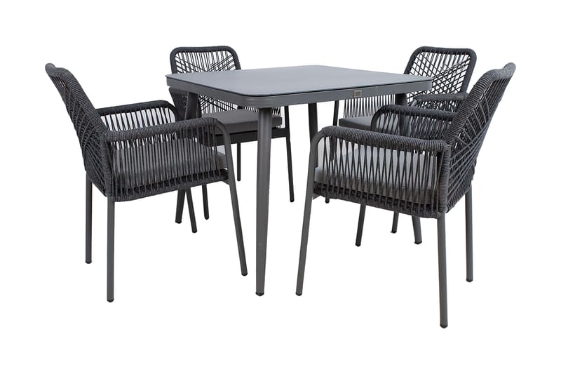 Hela Spisegruppe med 4 Stoler