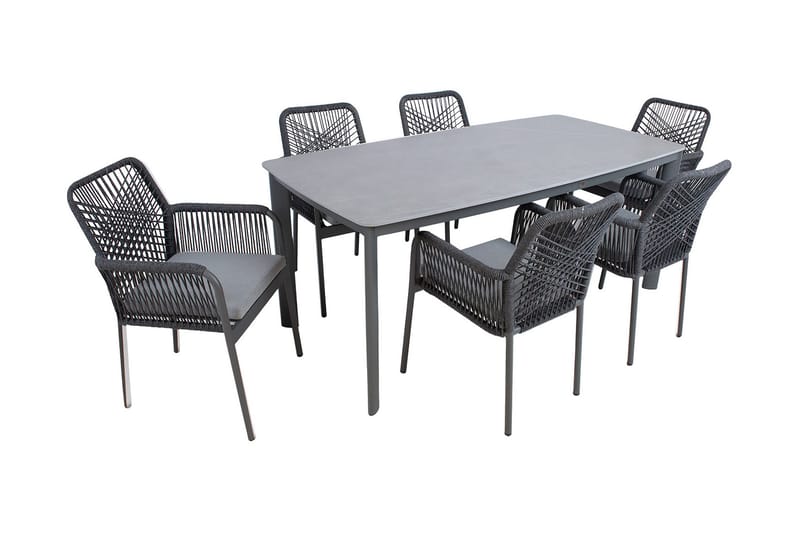 Hela Spisegruppe med 6 Stoler