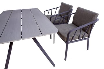 Kahla Hagesett Grå - Hagemøbler & utemiljø - Hagegruppe - Spisegrupper hage