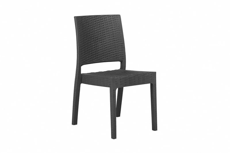 Knockytoul Hagemøbler Sett med 4 Stoler - Grå - Hagemøbler & utemiljø - Hagegruppe - Spisegrupper hage