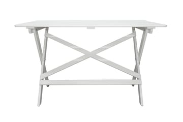 Larios Spisegruppe + 2 Sammenleggbare Stoler + Benk - Hvit - Hagemøbler & utemiljø - Hagegruppe - Spisegrupper hage