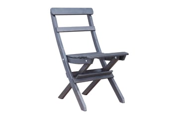 Larios Spisegruppe 76 cm + 2 Spisestoler + Benk - Svart - Hagemøbler & utemiljø - Hagegruppe - Spisegrupper hage