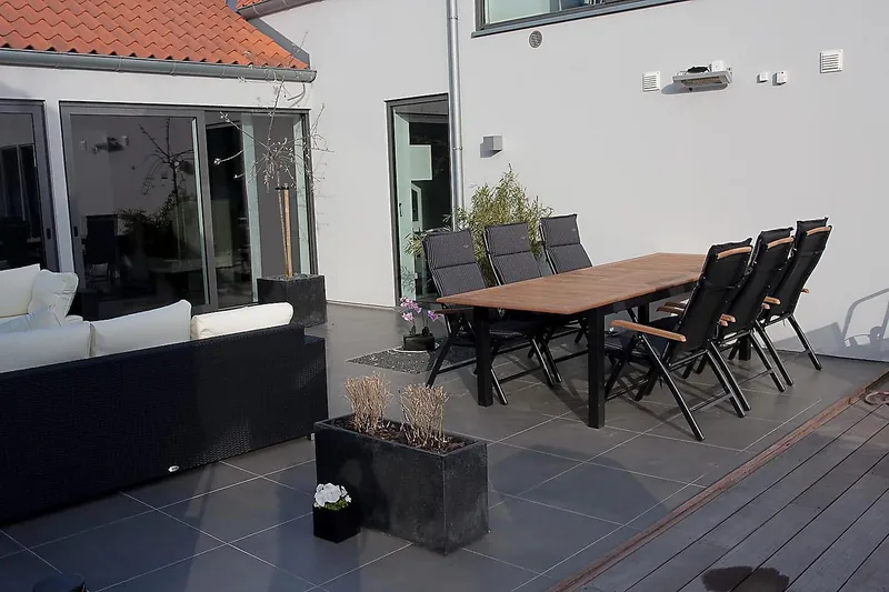 Las Vegas Spisegruppe 220-280+6 Posisjonsstoler Lyx - Svart/Teak - Hagemøbler & utemiljø - Hagegruppe - Spisegrupper hage