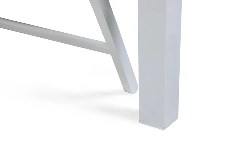 Las Vegas Spisegruppe 220-280+8 Posisjonsstoler Lyx - Hvit/Teak - Hagemøbler & utemiljø - Hagegruppe - Spisegrupper hage