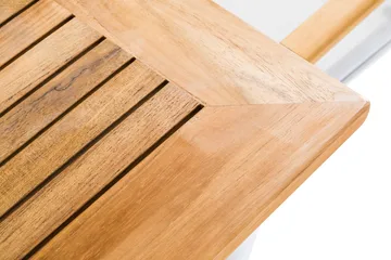 Las Vegas Spisegruppe 220-280x100+8 Las Vegas Lyx Stol Pute - Hvit/Teak/Svart - Hagemøbler & utemiljø - Hagegruppe - Spisegrupper hage