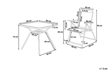 Livo Spisegruppe - Svart - Hagemøbler & utemiljø - Hagegruppe - Spisegrupper hage