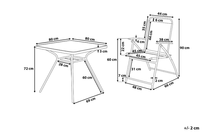 Livo Spisegruppe - Svart - Hagemøbler & utemiljø - Hagegruppe - Spisegrupper hage