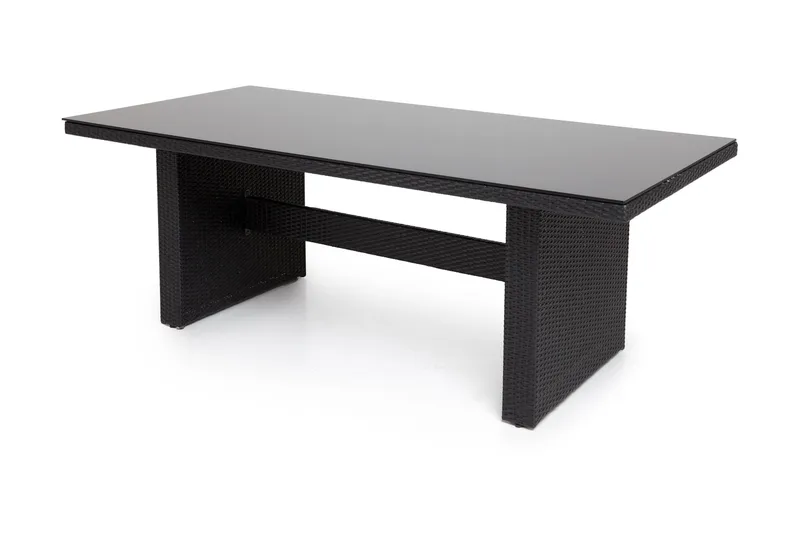 Majestic Spisegruppe 210+6 Thor Lyx Stoler - Svart - Hagemøbler & utemiljø - Hagegruppe - Spisegrupper hage