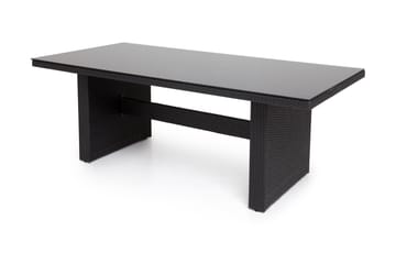 Majestic Spisegruppe 210+6 Thor Lyx Stoler - Svart - Hagemøbler & utemiljø - Hagegruppe - Spisegrupper hage