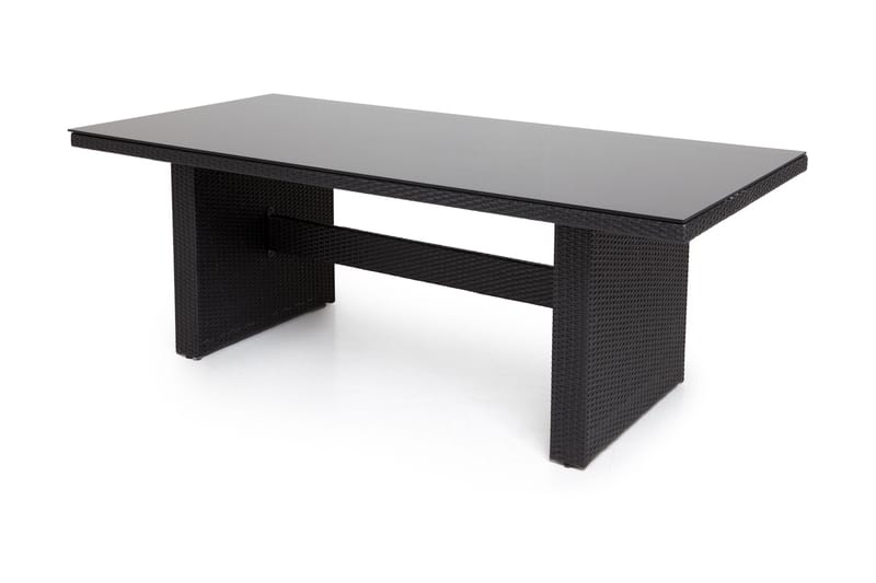 Majestic Spisegruppe 210+6 Thor Lyx Stoler - Svart - Hagemøbler & utemiljø - Hagegruppe - Spisegrupper hage