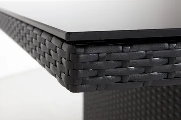 Majestic Spisegruppe 210+6 Thor Lyx Stoler - Svart - Hagemøbler & utemiljø - Hagegruppe - Spisegrupper hage