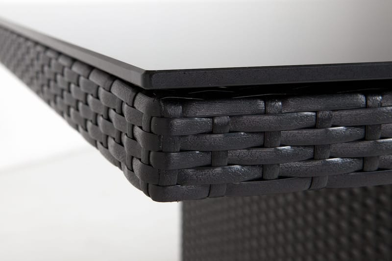 Majestic Spisegruppe 210+6 Thor Lyx Stoler - Svart - Hagemøbler & utemiljø - Hagegruppe - Spisegrupper hage