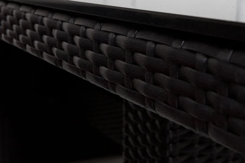 Majestic Spisegruppe 210+6 Thor Lyx Stoler - Svart - Hagemøbler & utemiljø - Hagegruppe - Spisegrupper hage